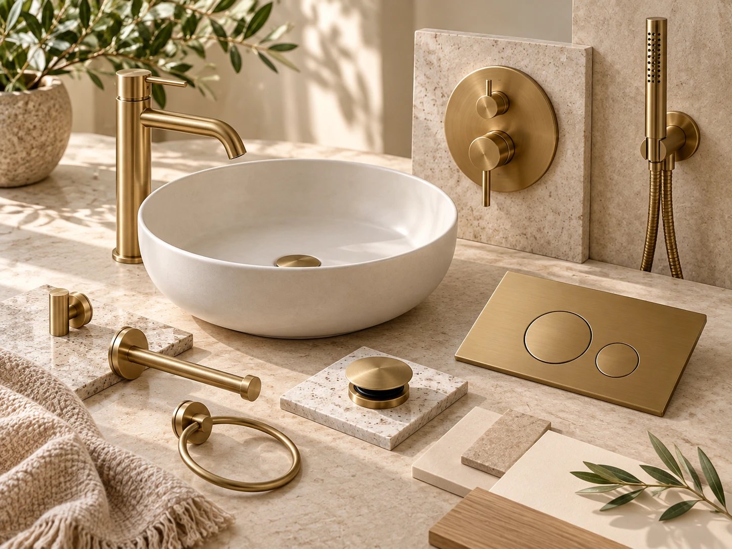 Material and hardware selection — Bespoke Bathroom Joinery in London