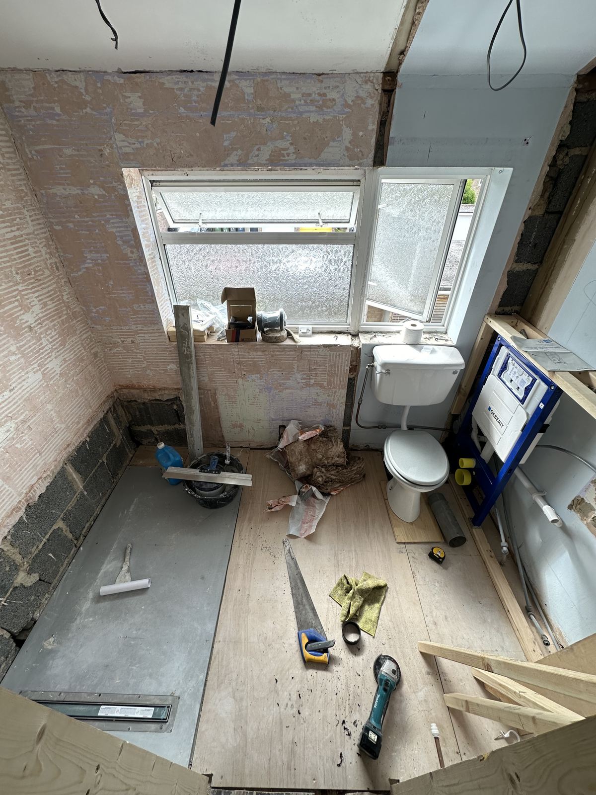 Stripped room — A Wet Room in Stone — Wet Room, Penn