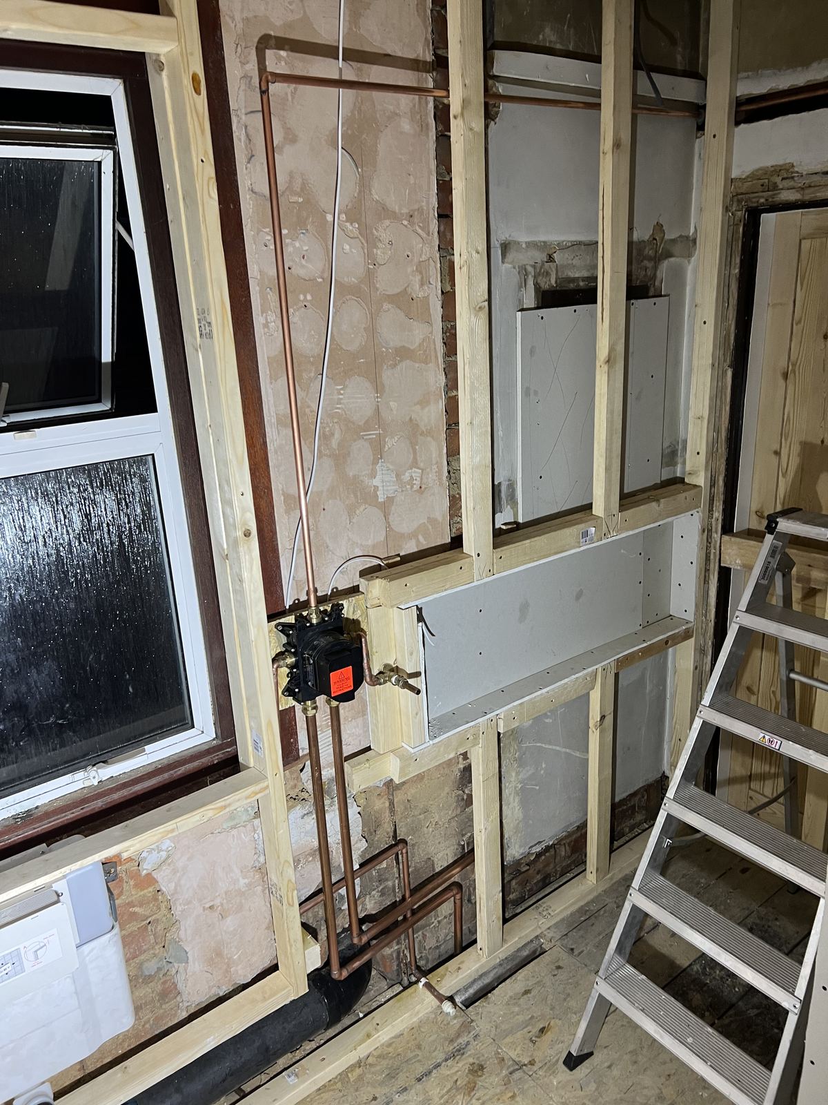 Pipework — Bronze and Brass — Bathroom, Maidenhead