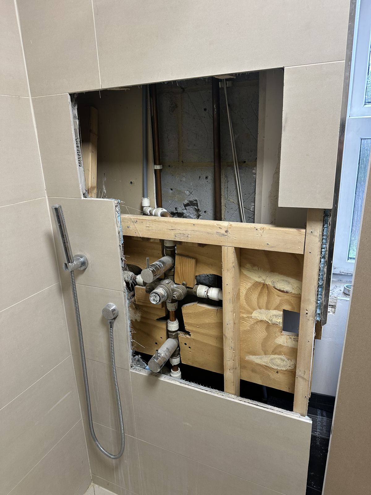 Boxing in — Compact and Calm — Shower Room, Whetstone