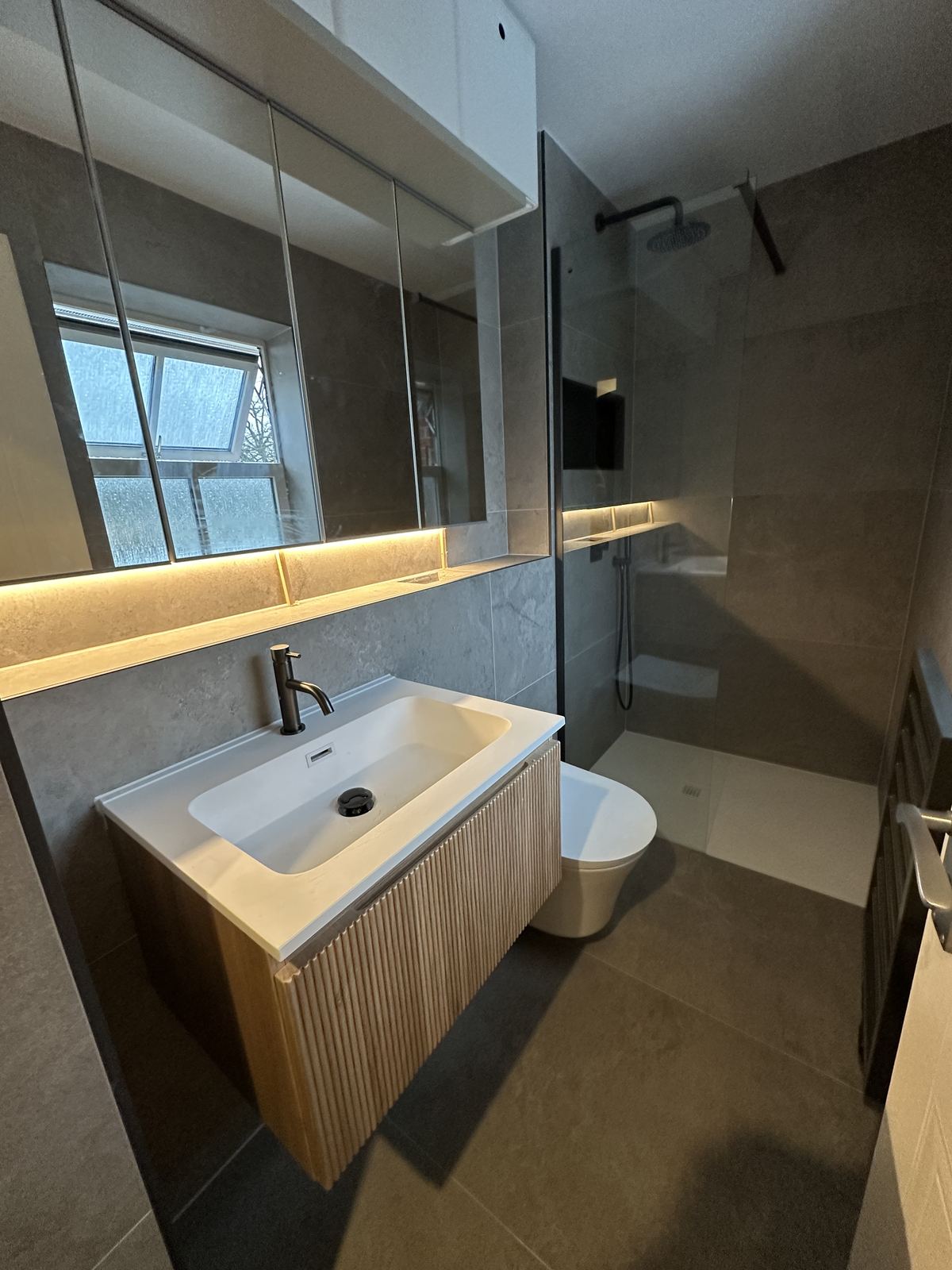 Lighting integration — Bespoke Bathroom Joinery in London