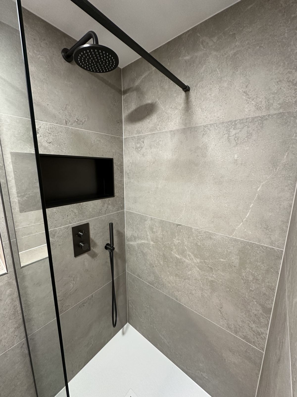 Black rain shower