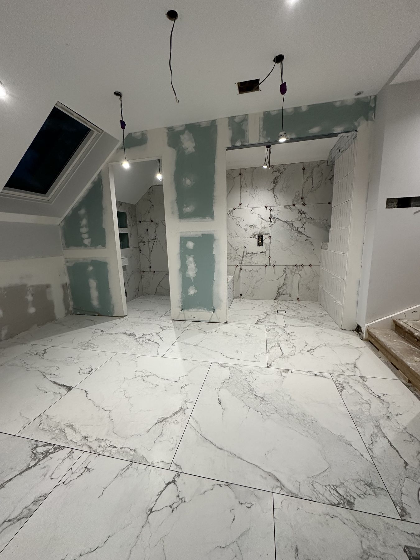 Final fix — Light Under the Eaves — Loft Master Bathroom, Cobham