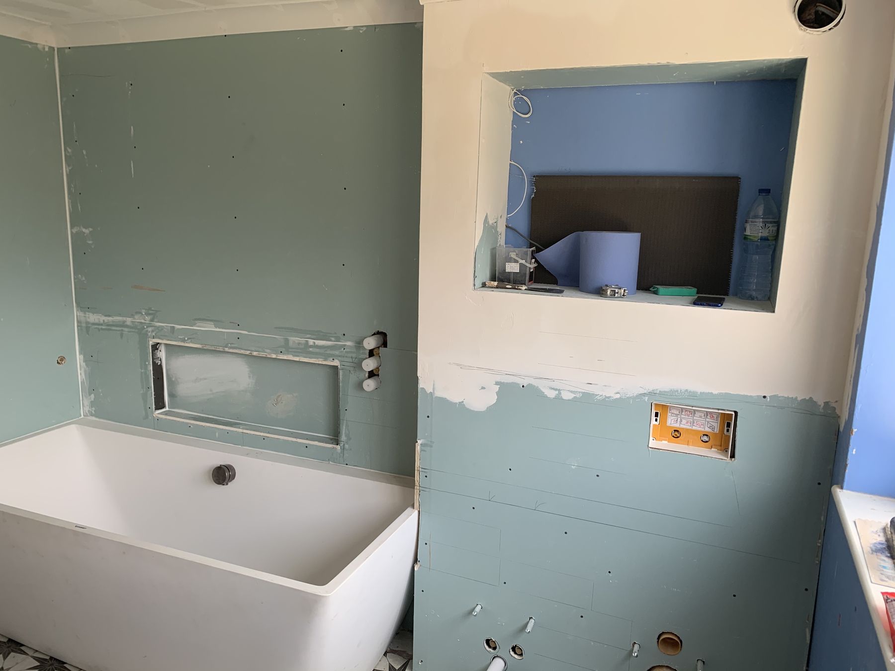 Fitting — Pattern and Precision — Family Bathroom, Wimbledon