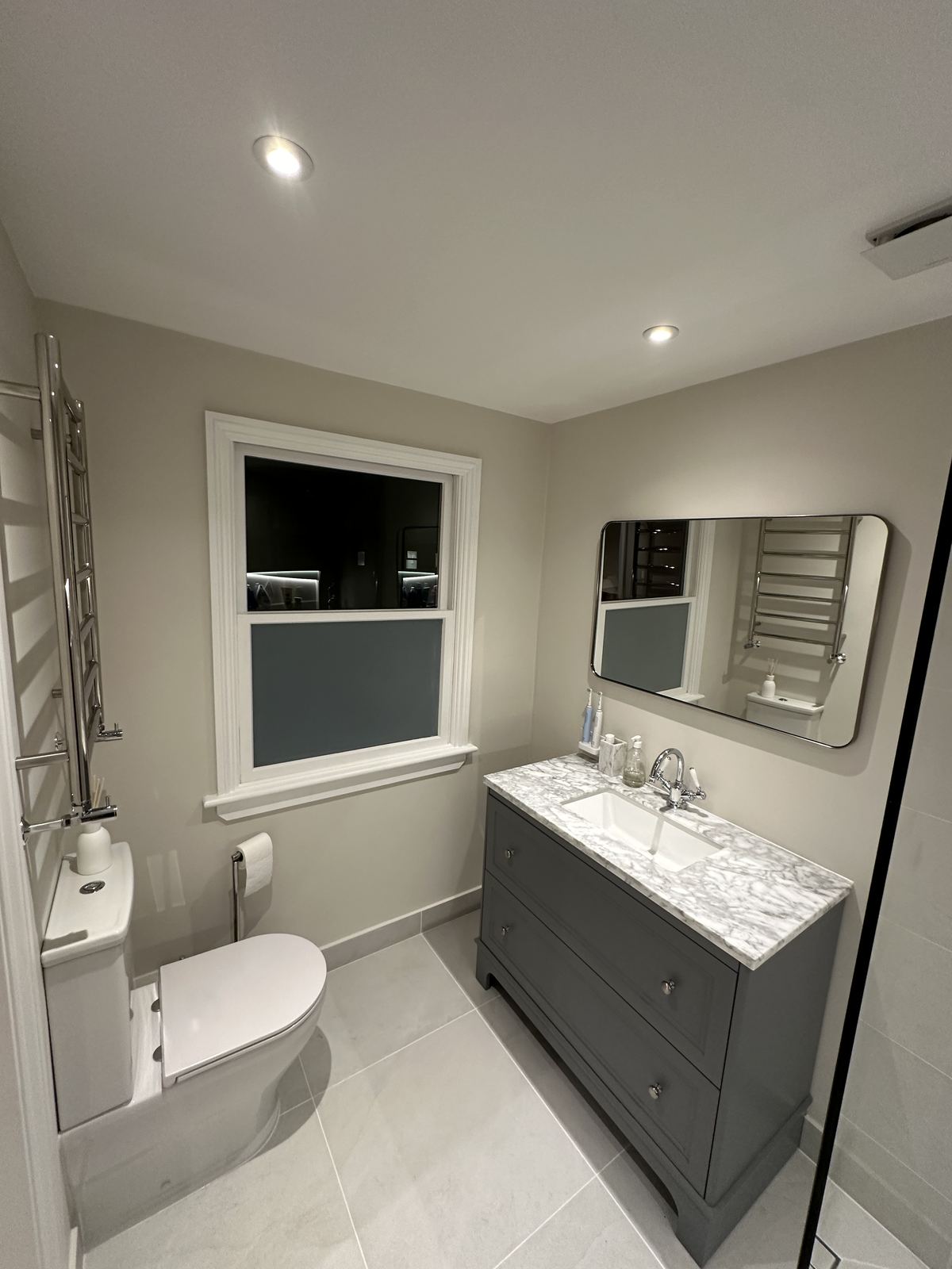 The finished room